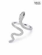SILVER SNAKE RING