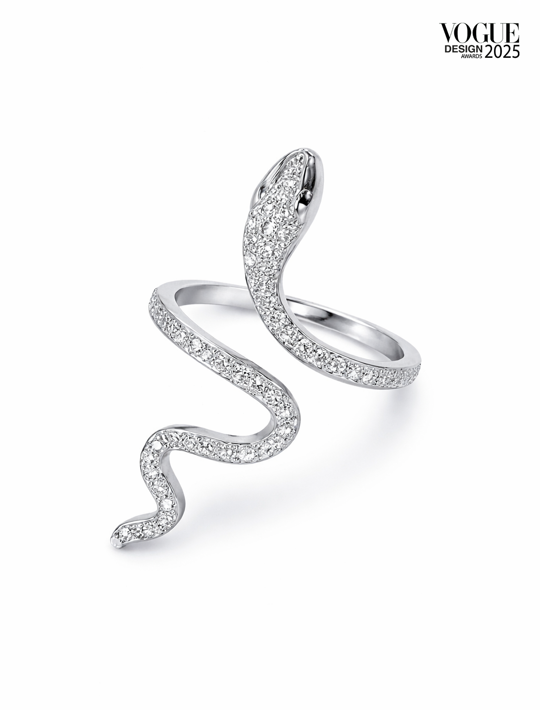 SILVER SNAKE RING