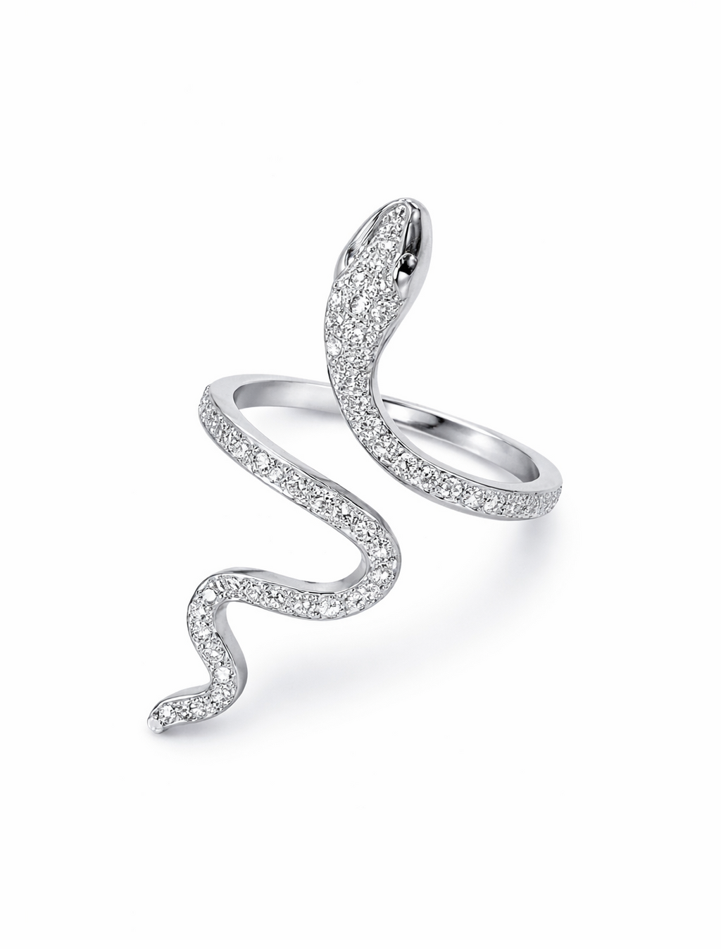 SILVER SNAKE RING