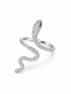 SILVER SNAKE RING