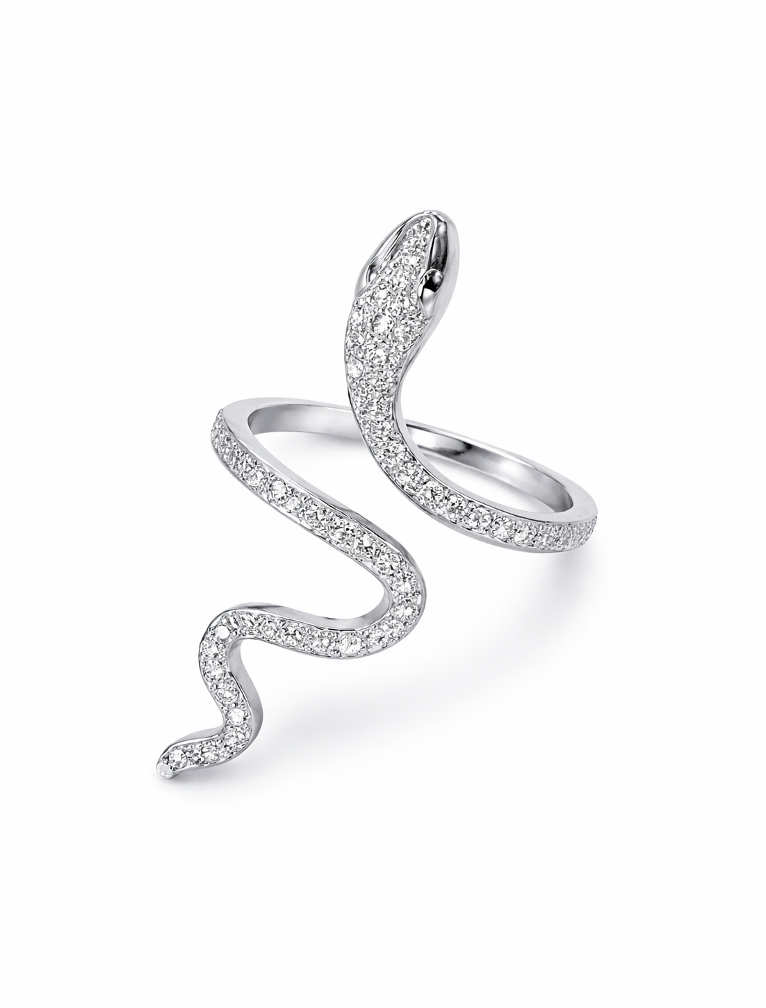 SILVER SNAKE RING