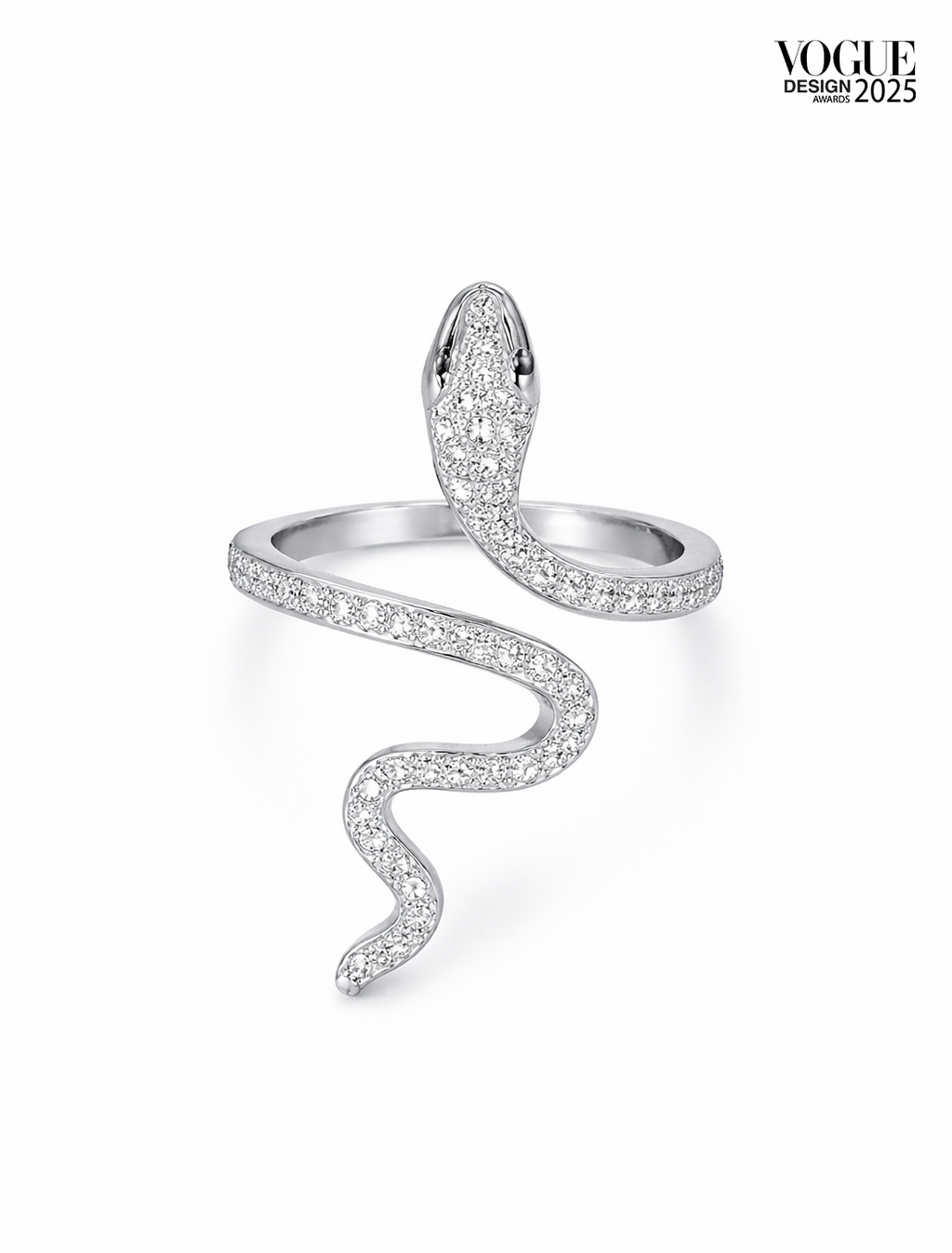 SILVER SNAKE RING