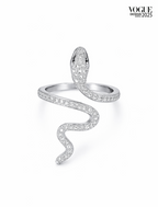 SILVER SNAKE RING
