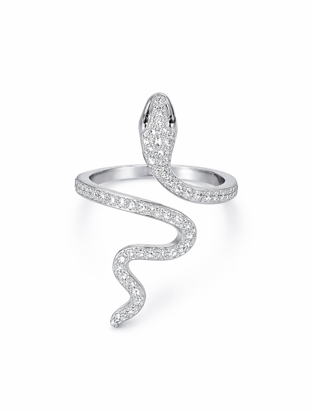 SILVER SNAKE RING