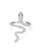 SILVER SNAKE RING